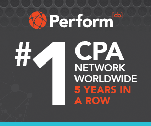 Perform[cb] #1 CPA Network Worldwide 5 Years in a Row