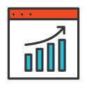 Traffic Growth Icon 125px by 125px